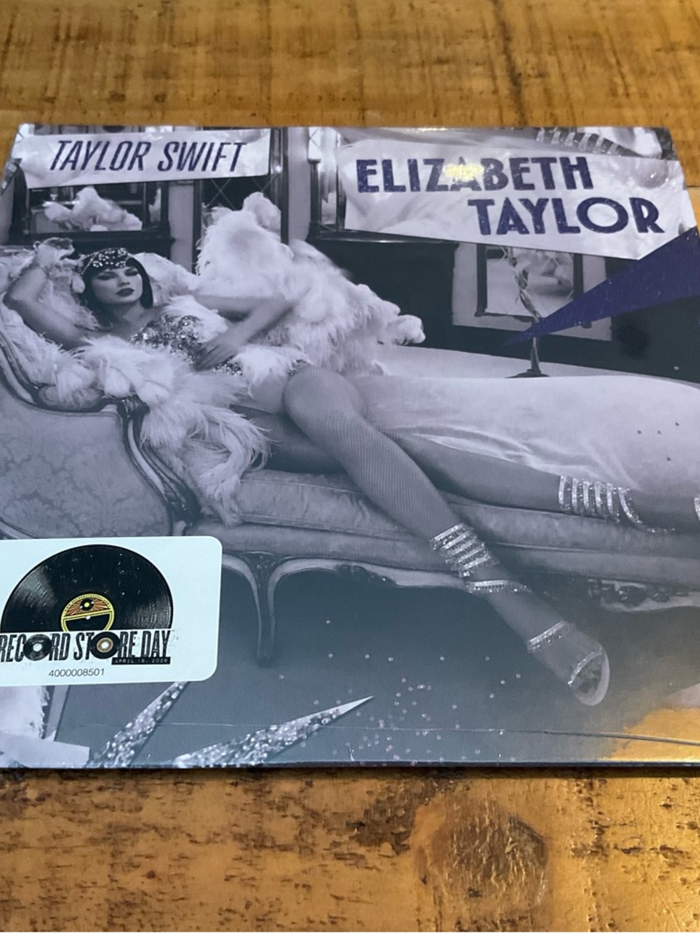 Taylor Swift — Elizabeth Taylor Cover Art CD (Black & White)